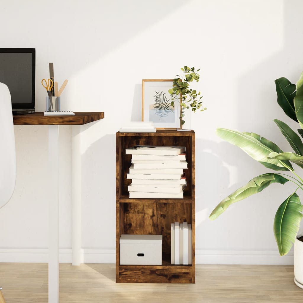 Regal za knjige boja hrasta 40x24x76 cm od konstruiranog drva