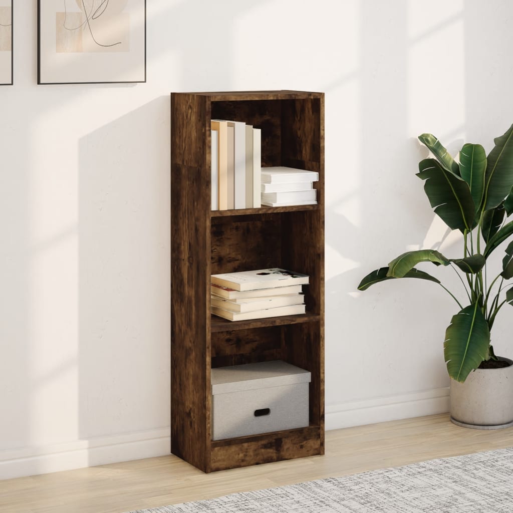 Regal za knjige boja hrasta 40x24x109 cm konstruirano drvo
