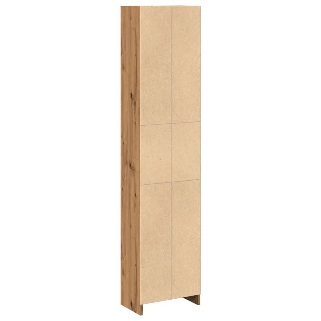 Polica za knjige Artisian hrast 40x24x176 cm Inženjersko drvo