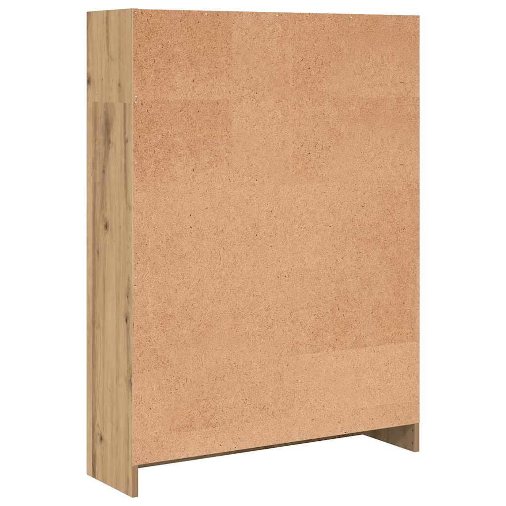 Regal za knjige boja hrasta 80x24x109 cm konstruirano drvo