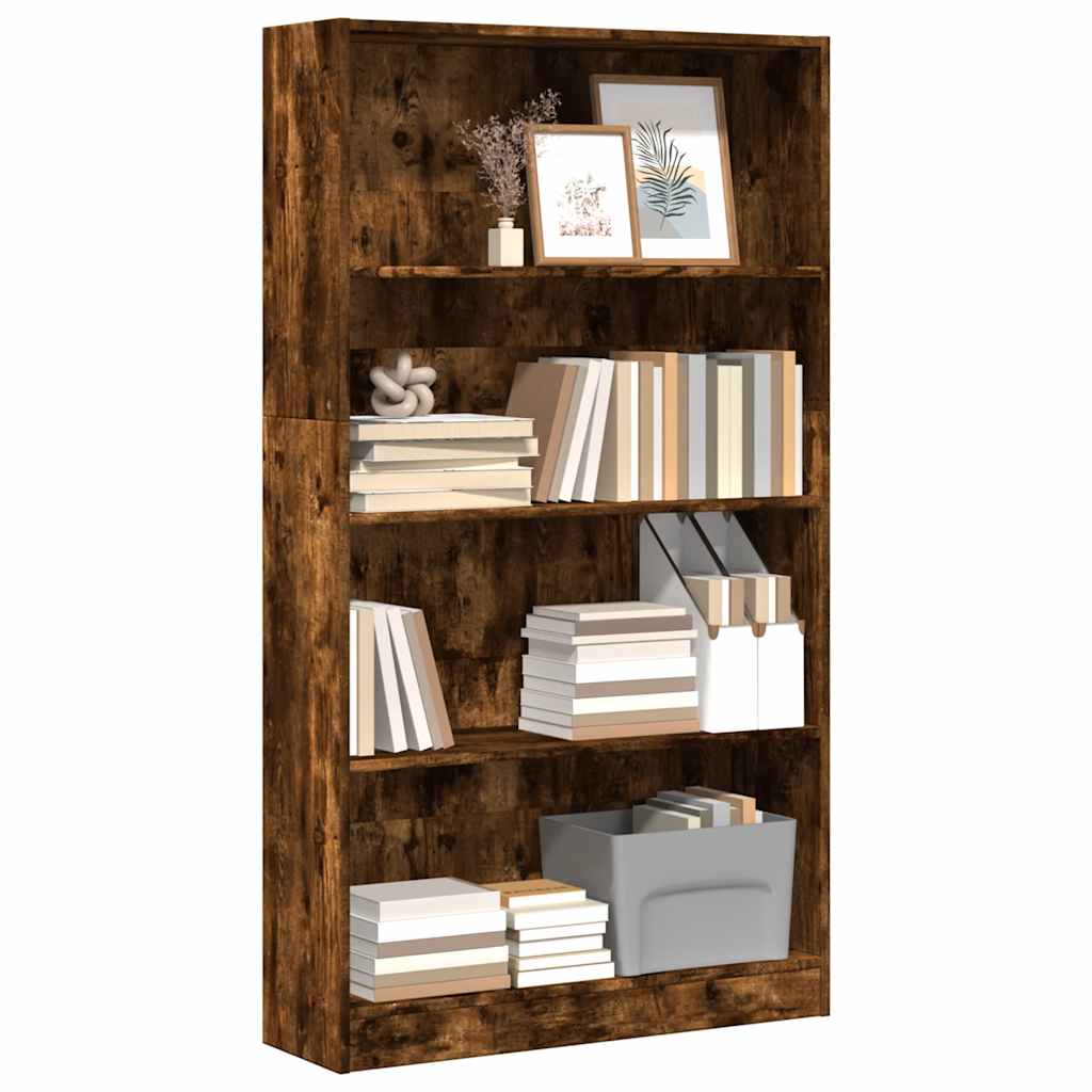 Regal za knjige boja hrasta 80x24x143 cm od konstruiranog drva