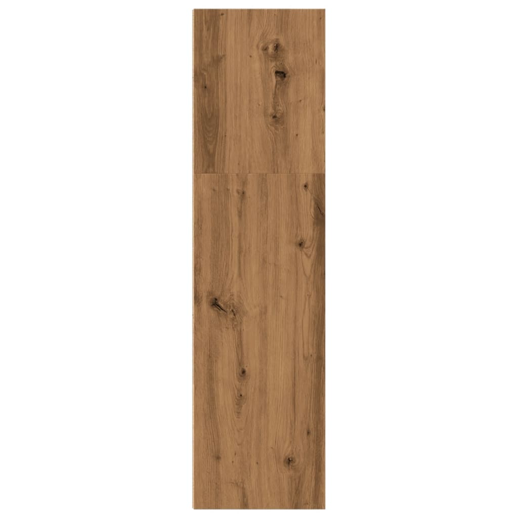Regal za knjige boja hrasta 40x30x114 cm konstruirano drvo Smeđa