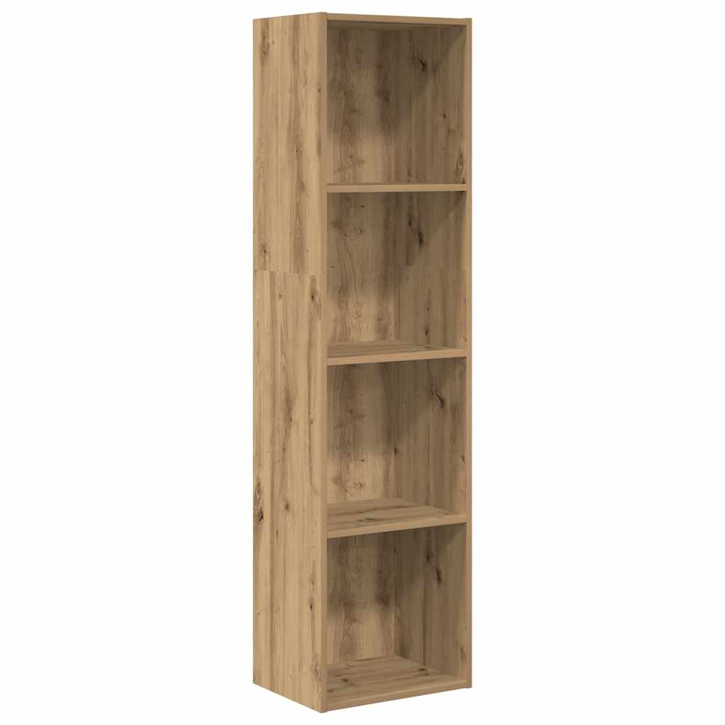 Regal za knjige boja artisian hrast 40x30x152 cm drveni