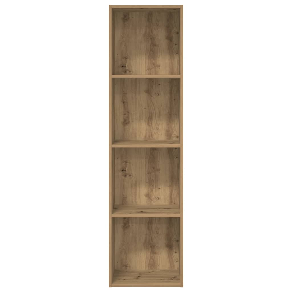 Regal za knjige boja artisian hrast 40x30x152 cm drveni