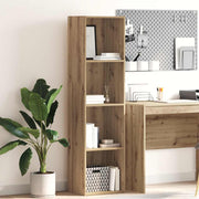 Regal za knjige boja artisian hrast 40x30x152 cm drveni