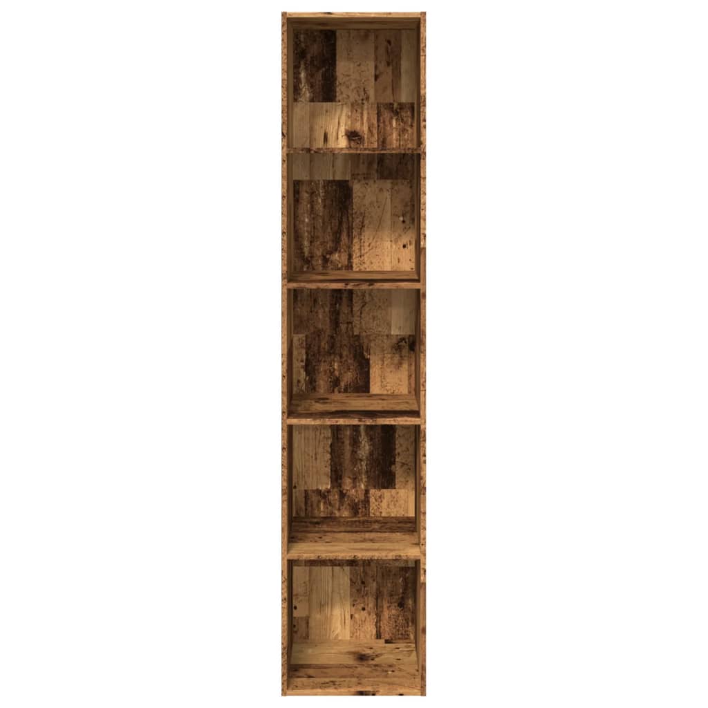 Regal za knjige boja starog drva 40x30x189 cm konstruirano drvo