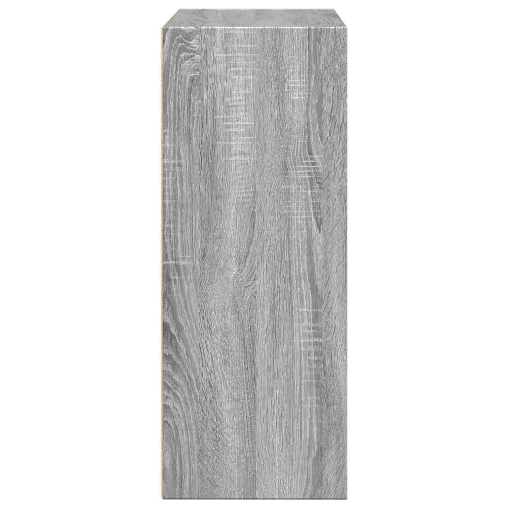 Regal za knjige boja hrasta 80x30x77 cm konstruirano drvo