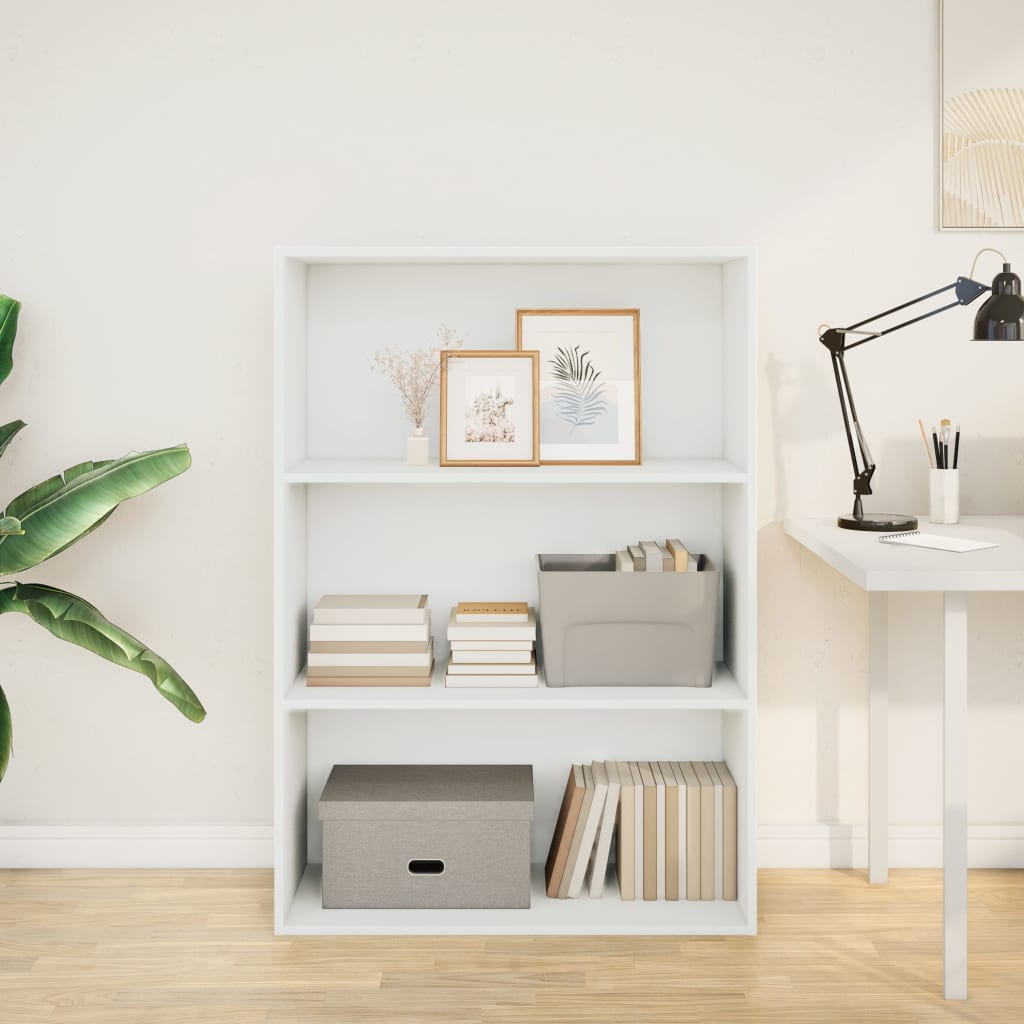 Regal za knjige bijeli 80x30x114 cm od konstruiranog drva
