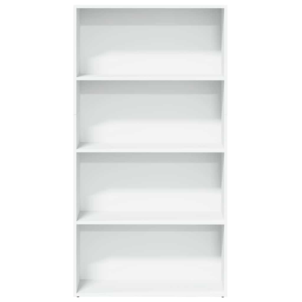 Regal za knjige bijeli 80x30x152 cm konstruirano drvo