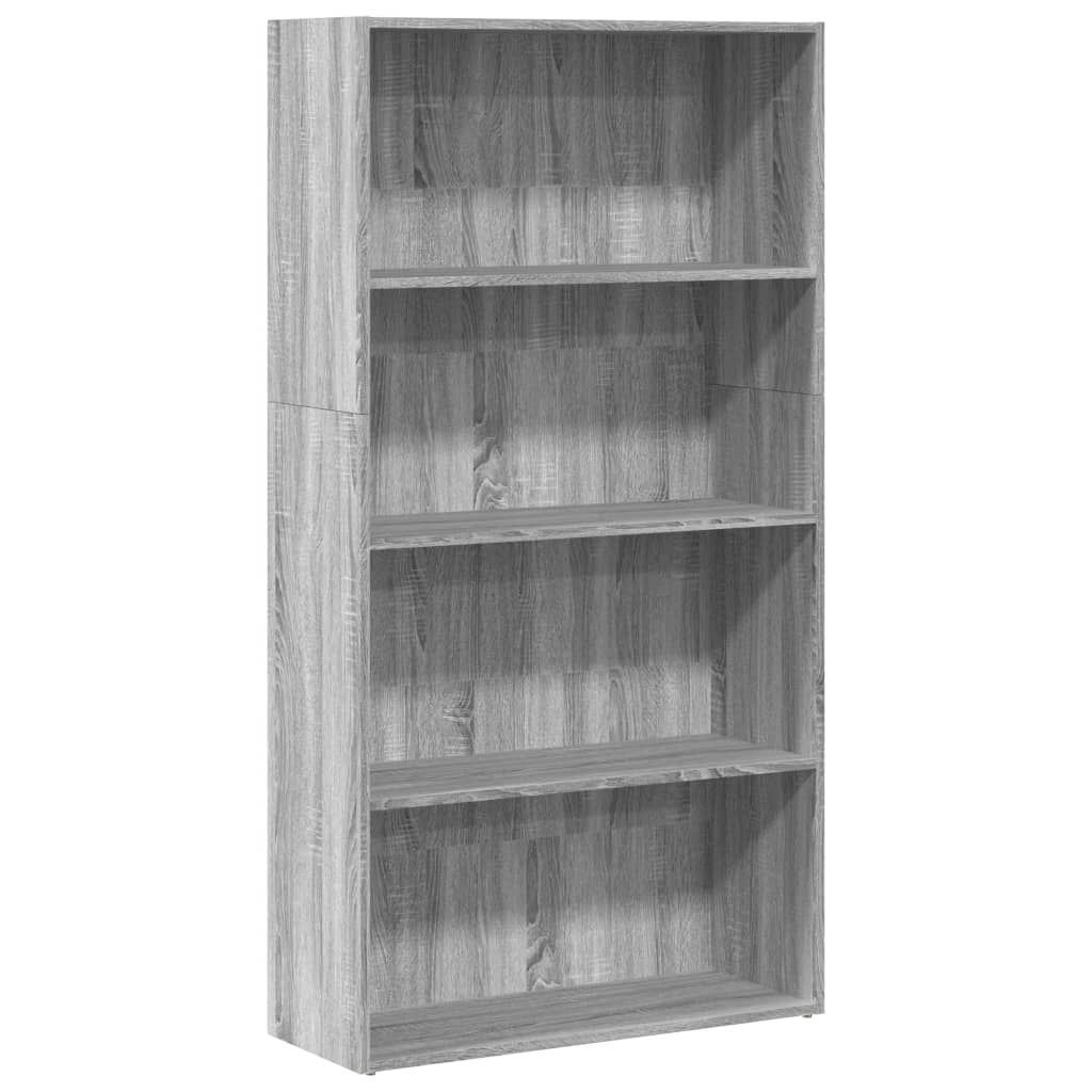 Regal za knjige boja hrasta 80x30x152 cm konstruirano drvo