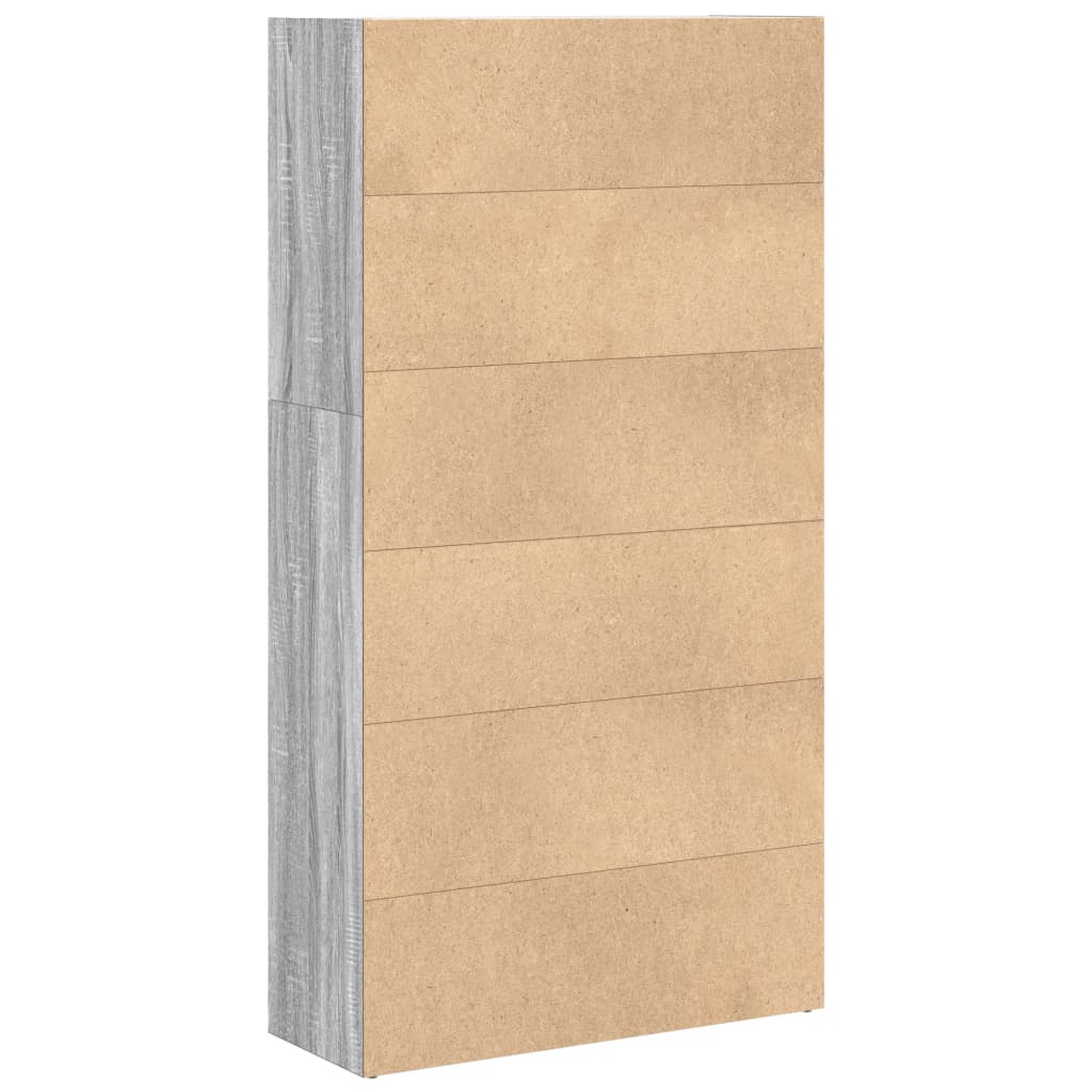 Regal za knjige boja hrasta 80x30x152 cm konstruirano drvo