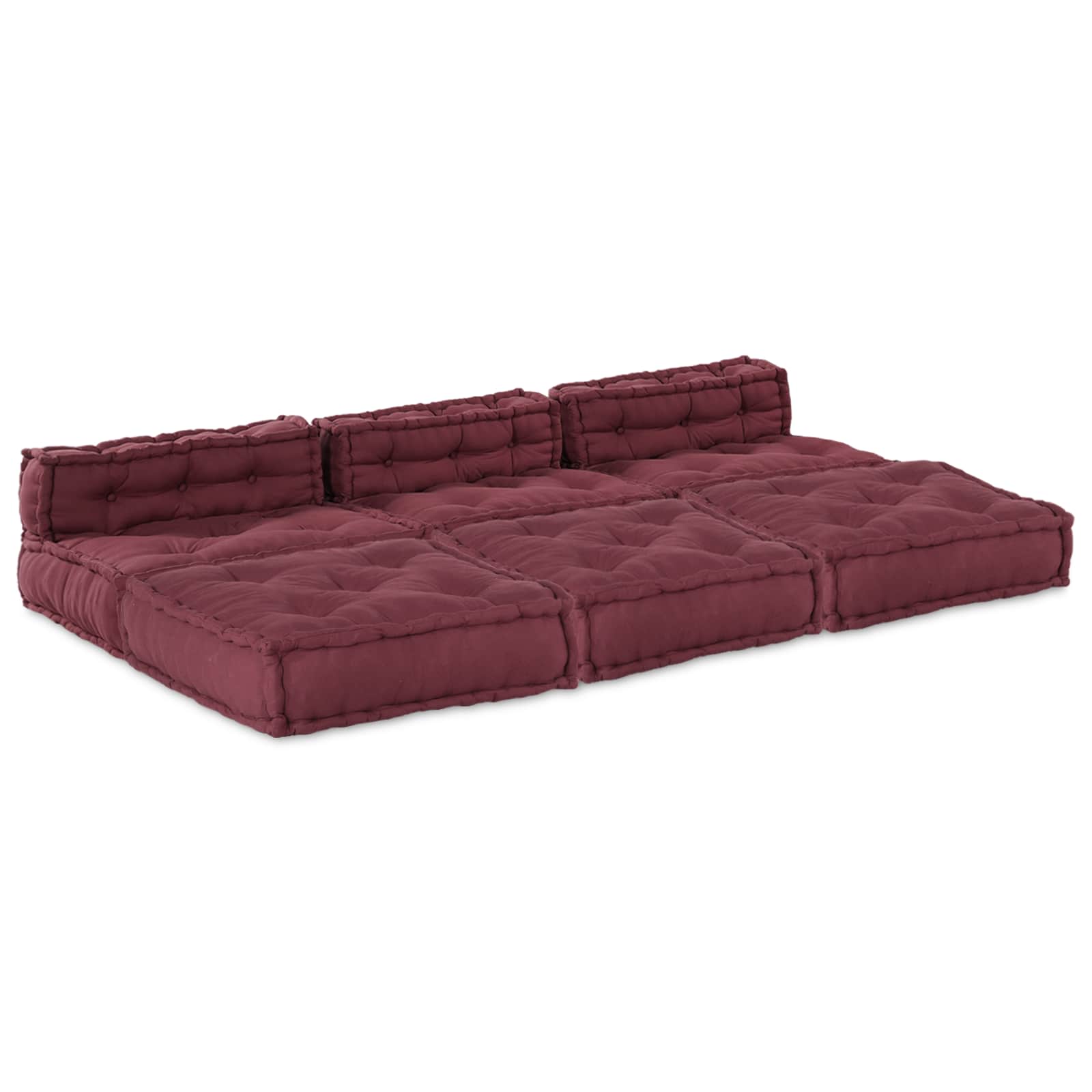 Modularna sofa 4 pcs Bordo Tkanina