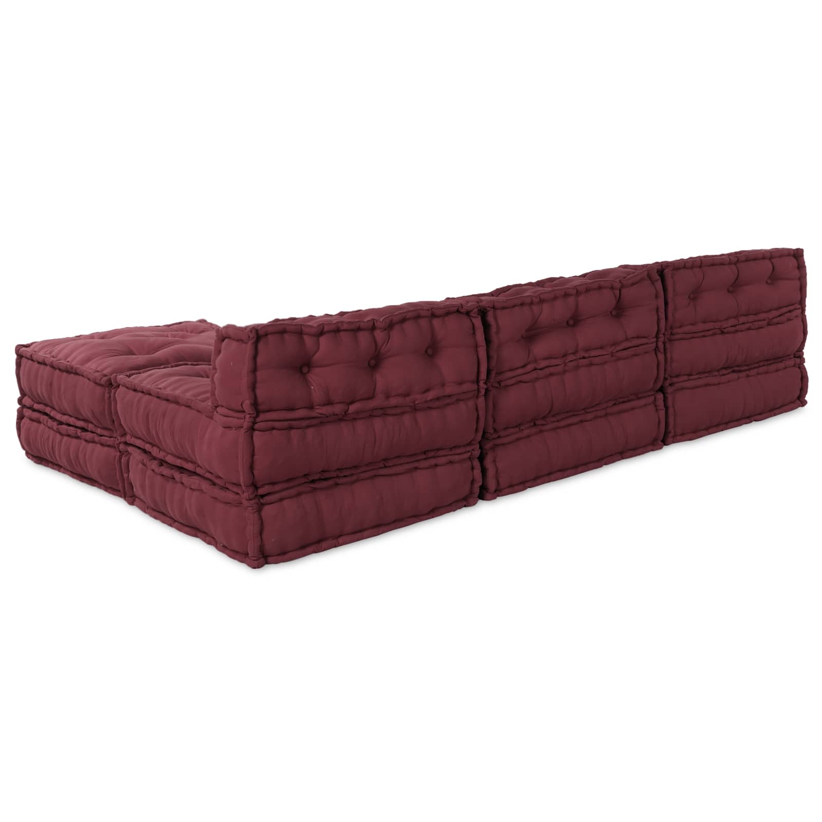 Modularna sofa 4 pcs Bordo Tkanina