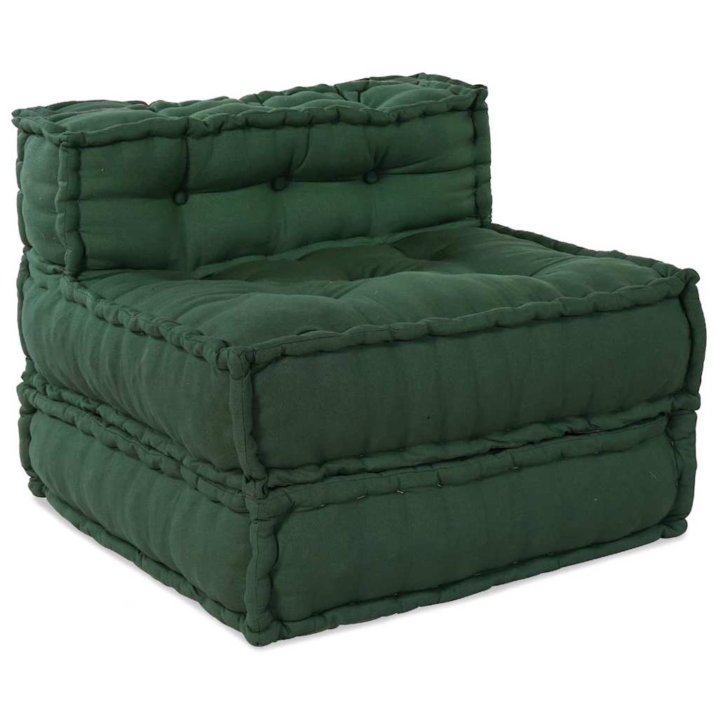 Modularna sofa 3 pcs Zelena Tkanina