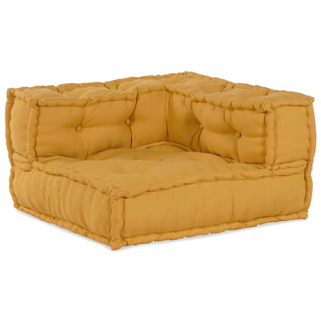 Modularna sofa 2 pcs Žuta 140 x 70 x 56 cm Tkanina
