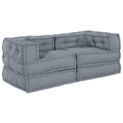 Modularna sofa 2 pcs Siva 140 x 70 x 56 cm Tkanina