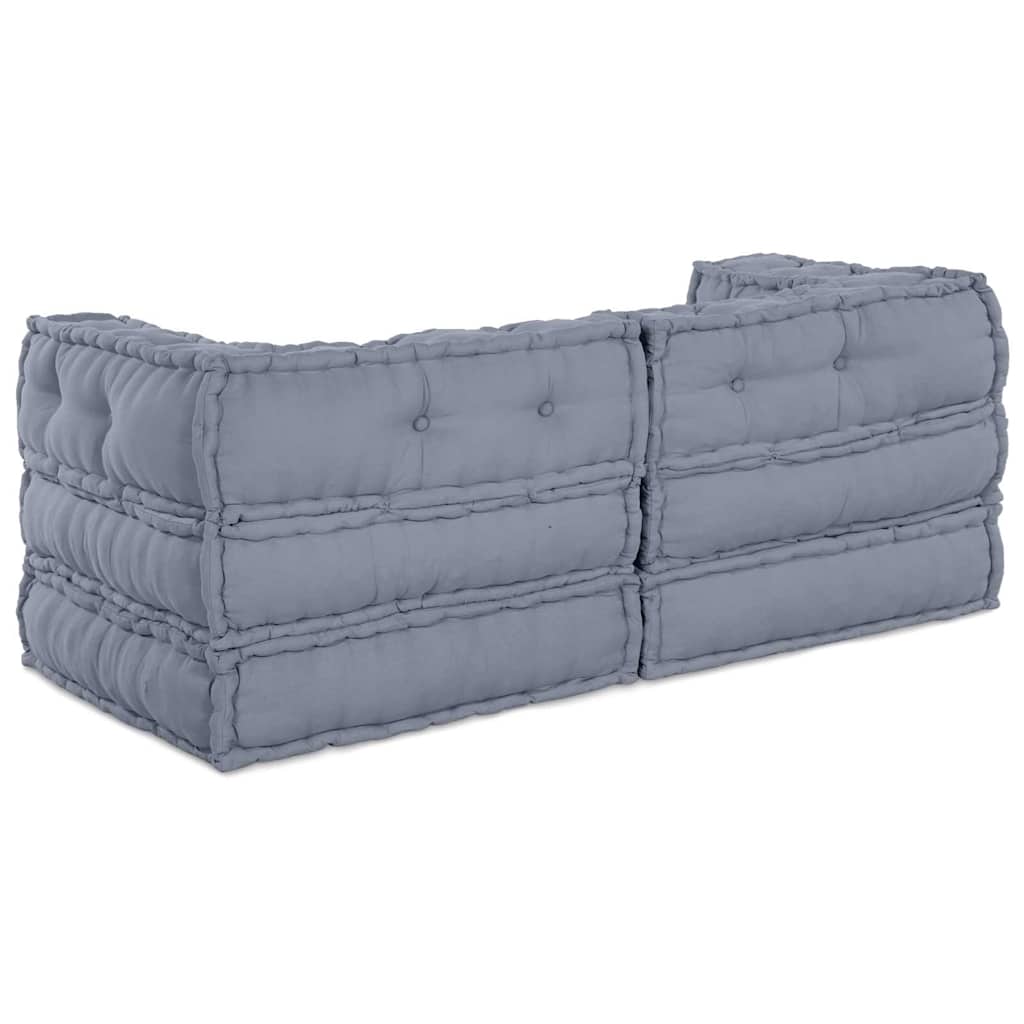 Modularna sofa 2 pcs Siva 140 x 70 x 56 cm Tkanina
