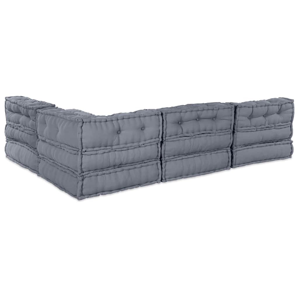 Modularna sofa 4 pcs Siva Tkanina