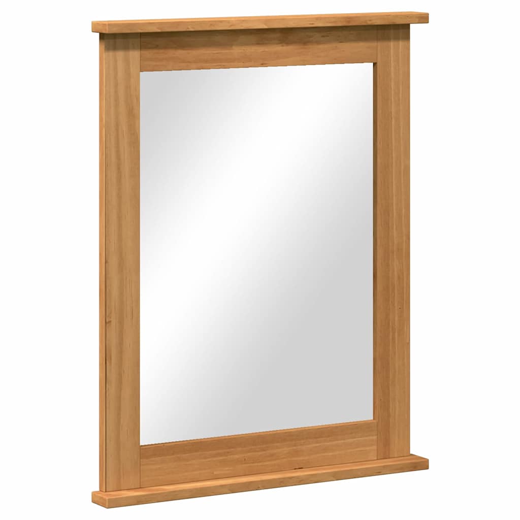 Ogledalo VIGO Medeno smeđa 55,5 x 5 x 70 cm Masivna borovina