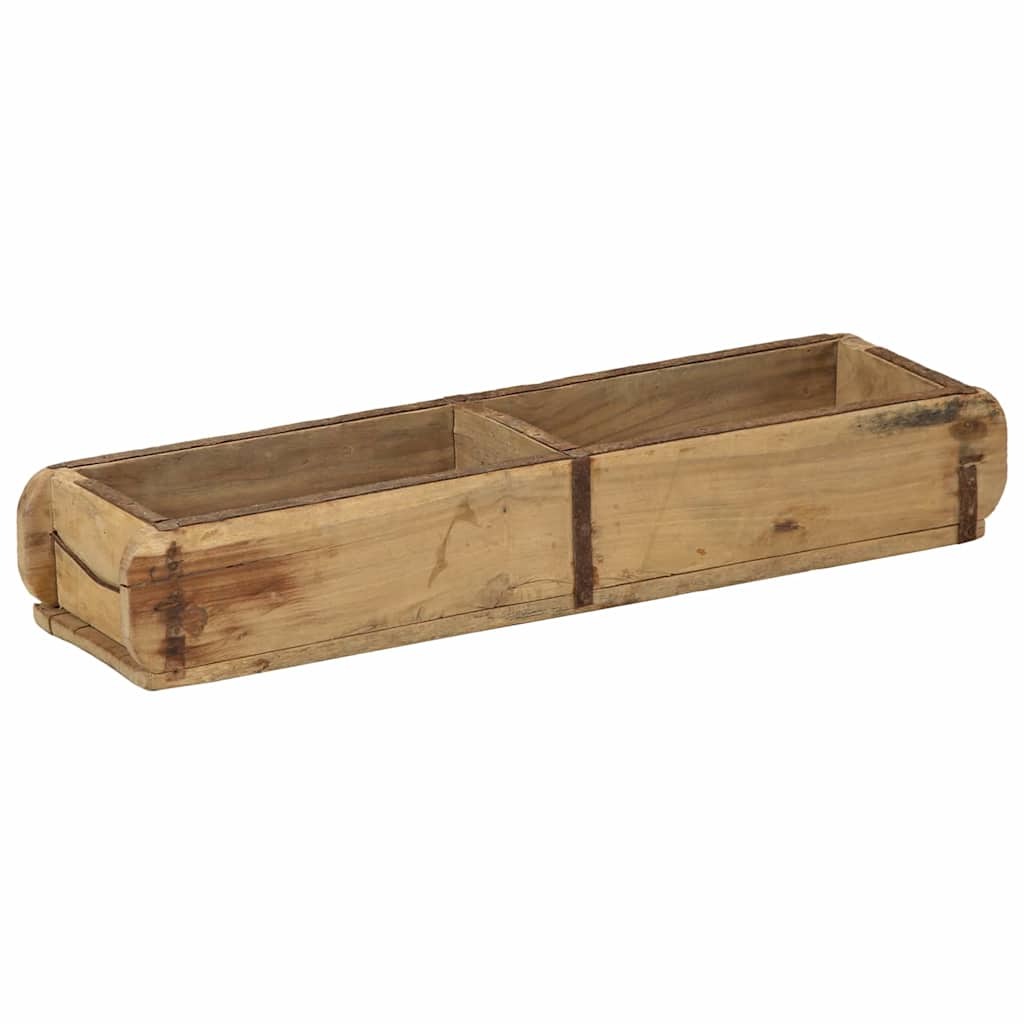 Pladanj 4 pcs Smeđa 57 x 15 x 9 cm Čvrsto drvo iz reciklaže
