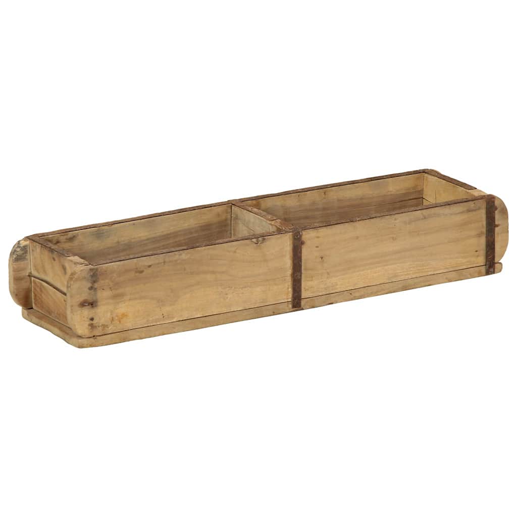 Pladanj 4 pcs Smeđa 57 x 15 x 9 cm Čvrsto drvo iz reciklaže