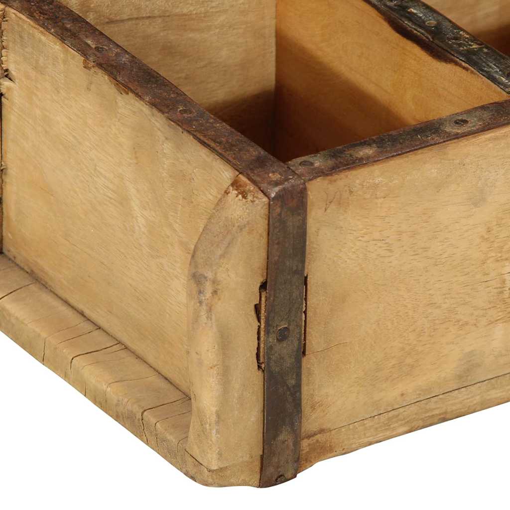 Pladanj 4 pcs Smeđa 30 x 14 x 9 cm Čvrsto drvo iz reciklaže