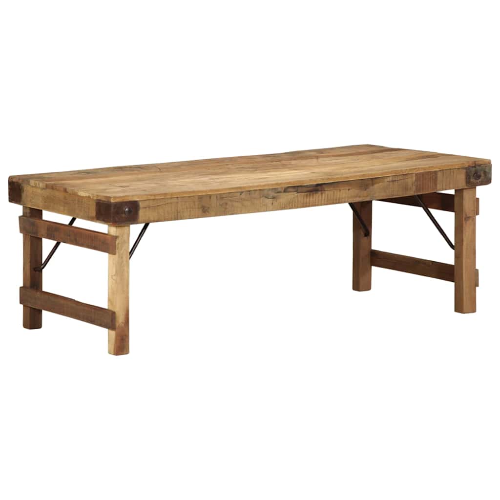 Kava Stol Smeđa 110 x 55 x 40 cm Čvrsto drvo iz reciklaže
