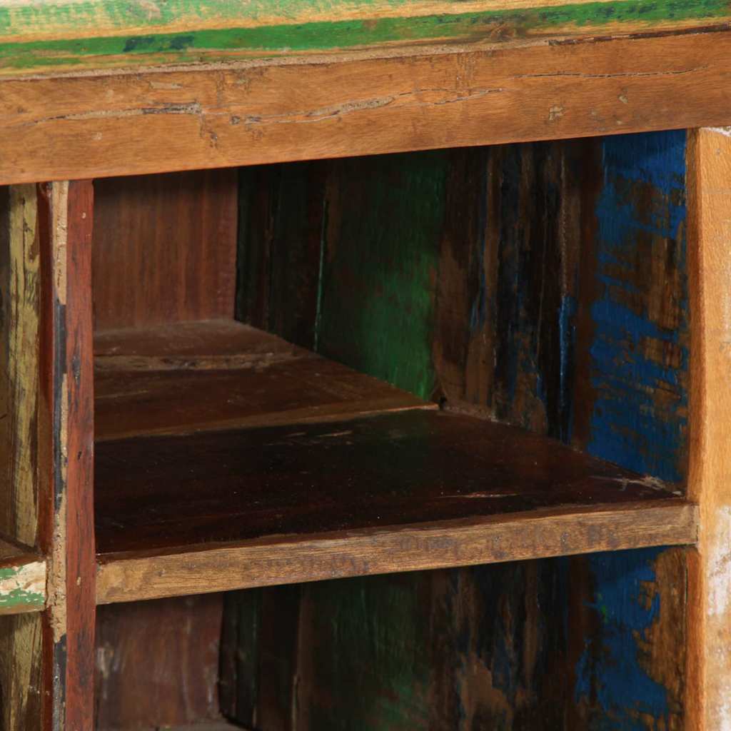 Ormar za cipele Smeđa 110 x 35 x 40 cm Čvrsto drvo iz reciklaže