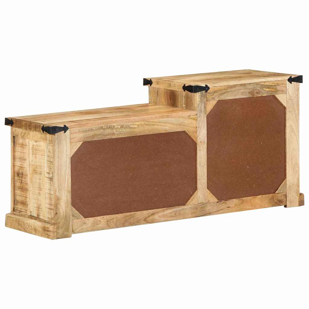 klupa s ladicama s pohranom Smeđa 110 x 35 x 50 cm Grubi Mango