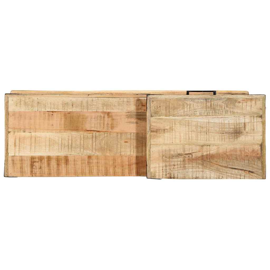 klupa s ladicama s pohranom Smeđa 110 x 35 x 50 cm Grubi Mango