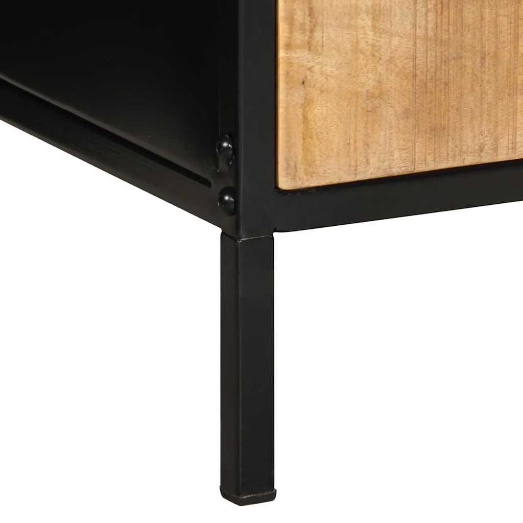 Noćni ormar s ladicama 2 pcs Smeđa i crna 40 x 35 x 50 cm