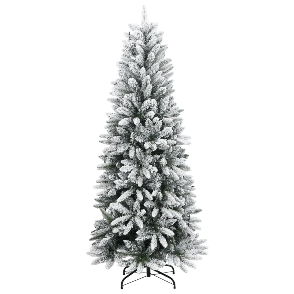 Umjetno božićno drvce sa 150 LED žarulja i snijegom 150 cm