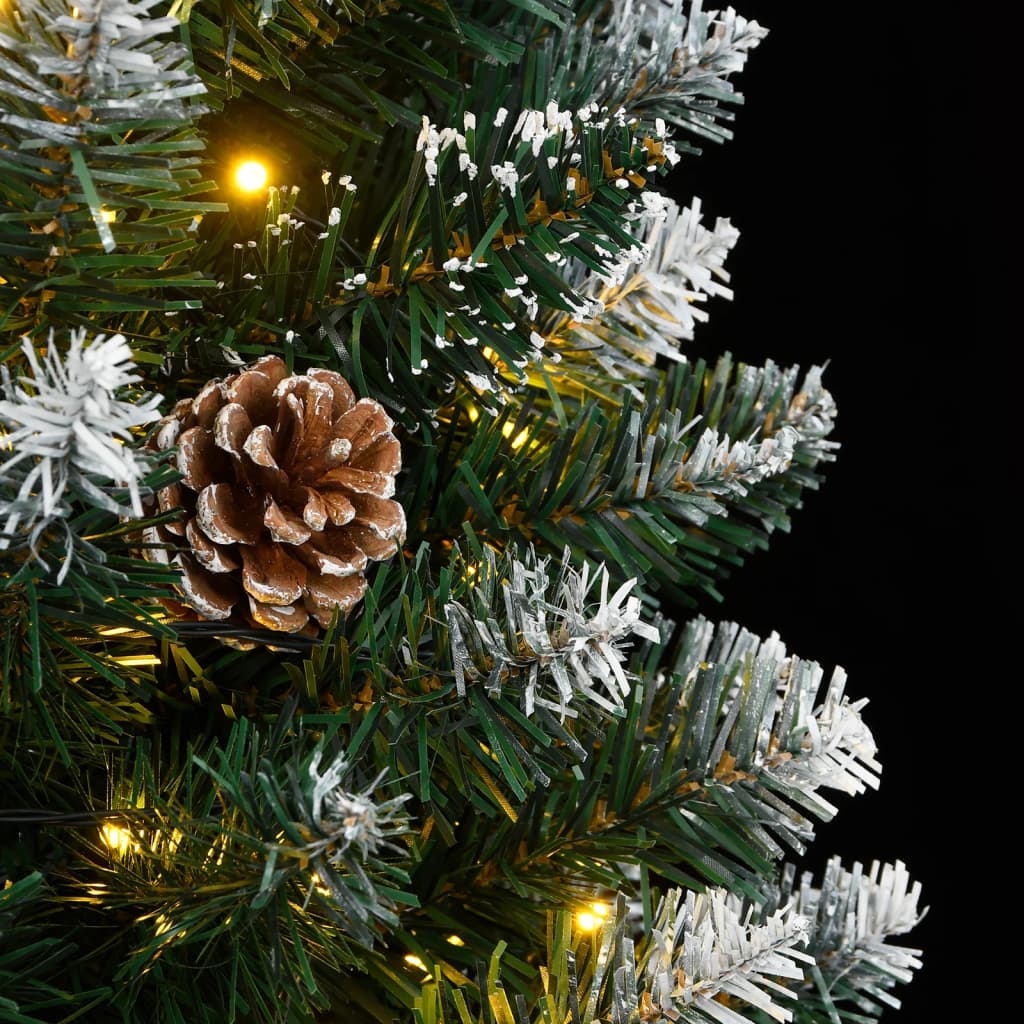 Umjetno tanko božićno drvce sa 150 LED žarulja 150 cm