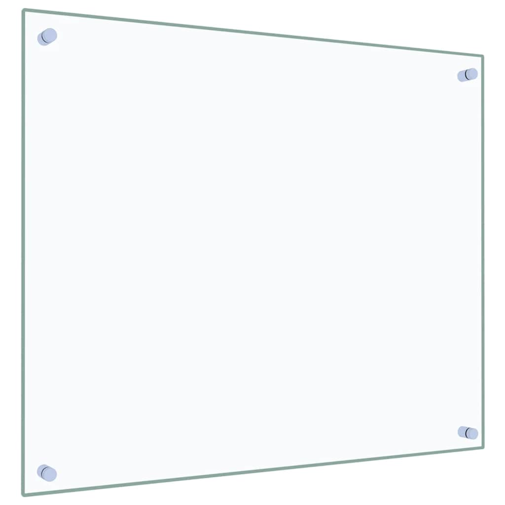Kuhinjske zaštite od prskanja 2 kom prozirne 70x60 cm staklene