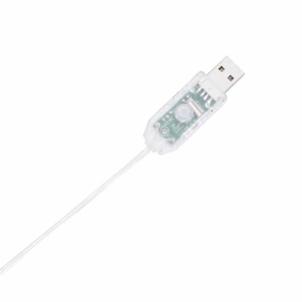 Božićni ukras sob 3 kom 90 LED toplo bijelo