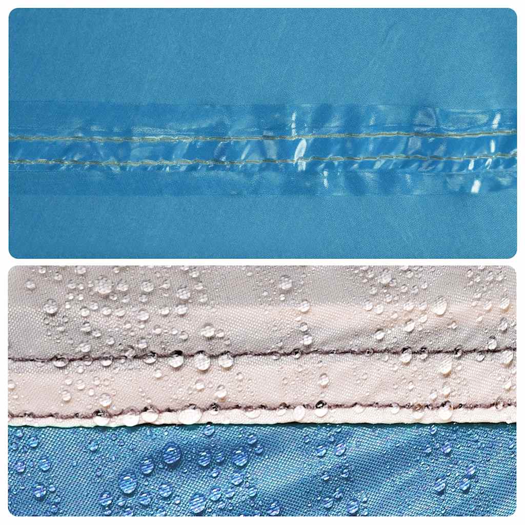 Obiteljski šator kabina za 6 osoba plava vodootporna