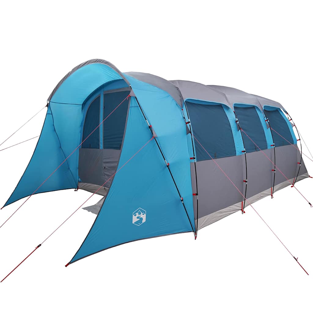 Obiteljski šator s krovom Plava i siva 576 x 325 x 213 cm