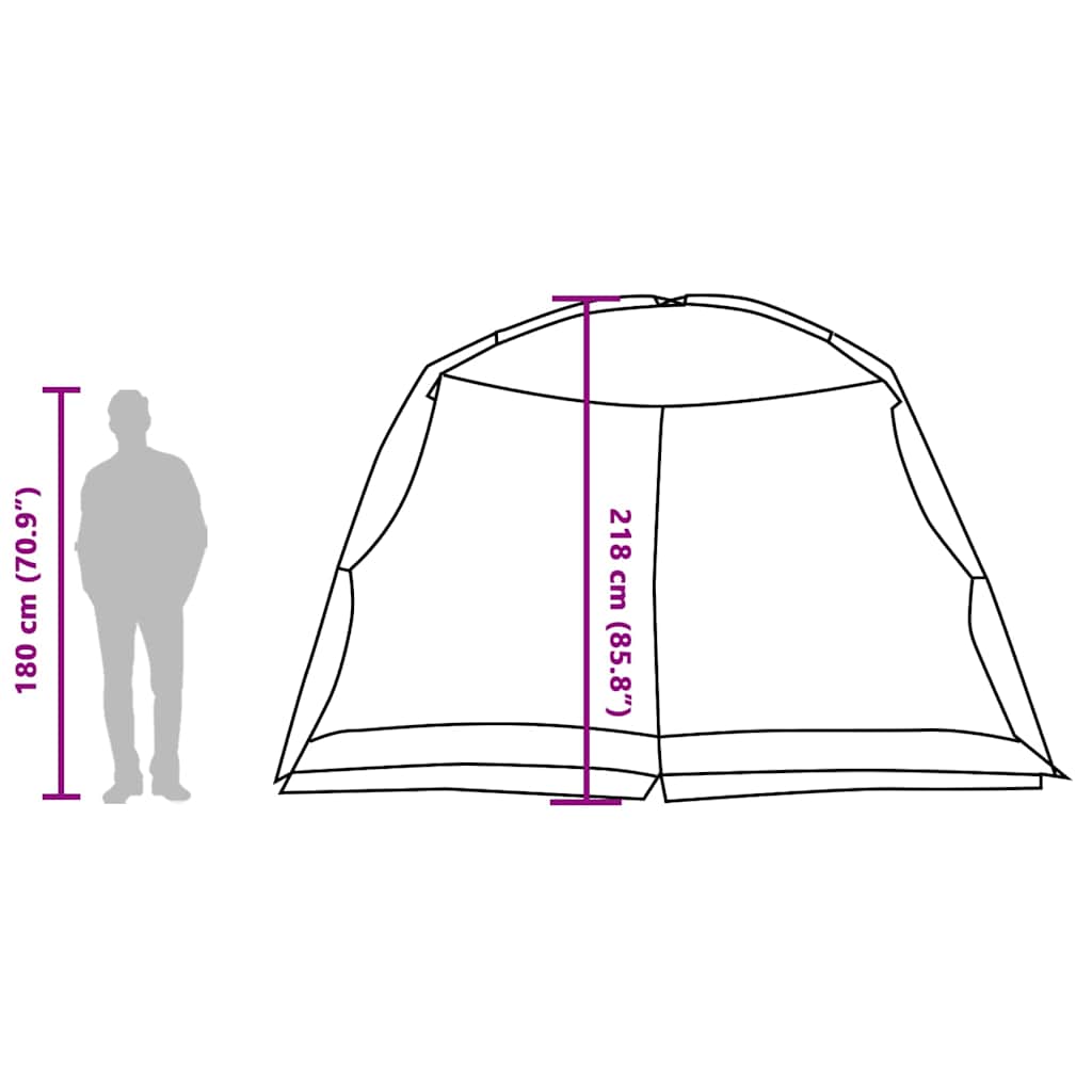 Šator s mrežom protiv komaraca Azure plava 320 x 320 x 218 cm