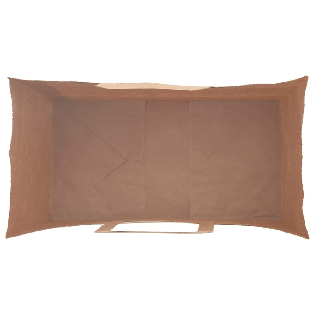 Papirnate vrećice 250 kom s ručkama smeđe 21x11x28 cm