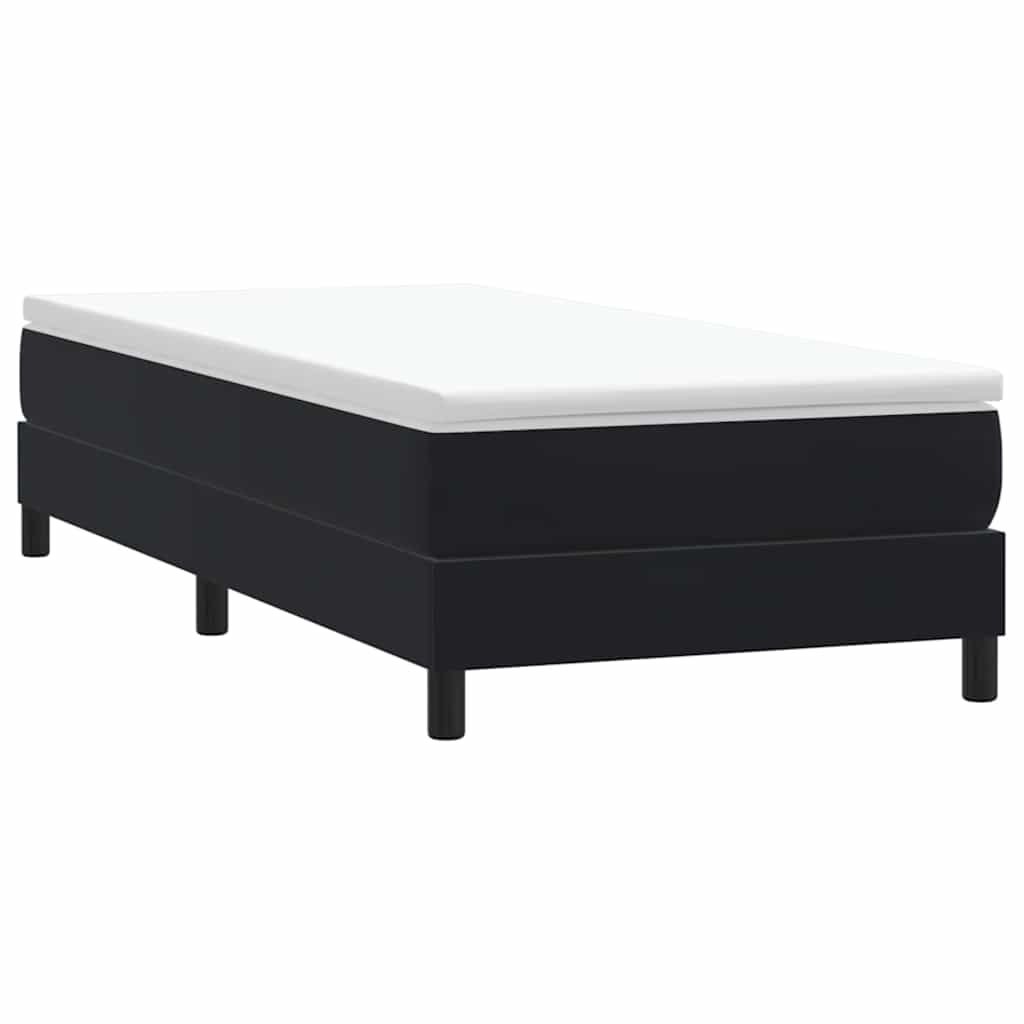 Box Spring krevet bez madraca crni 80x210 cm samt