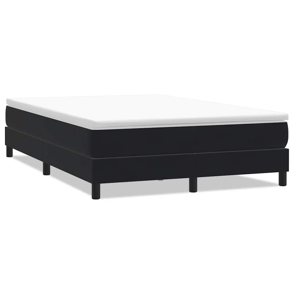 Box Spring krevet bez madraca crni 140x210 cm samt