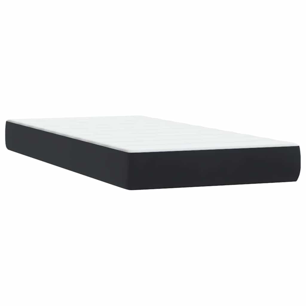 Box spring krevet s madracem crni 80 x 220 cm baršunasti