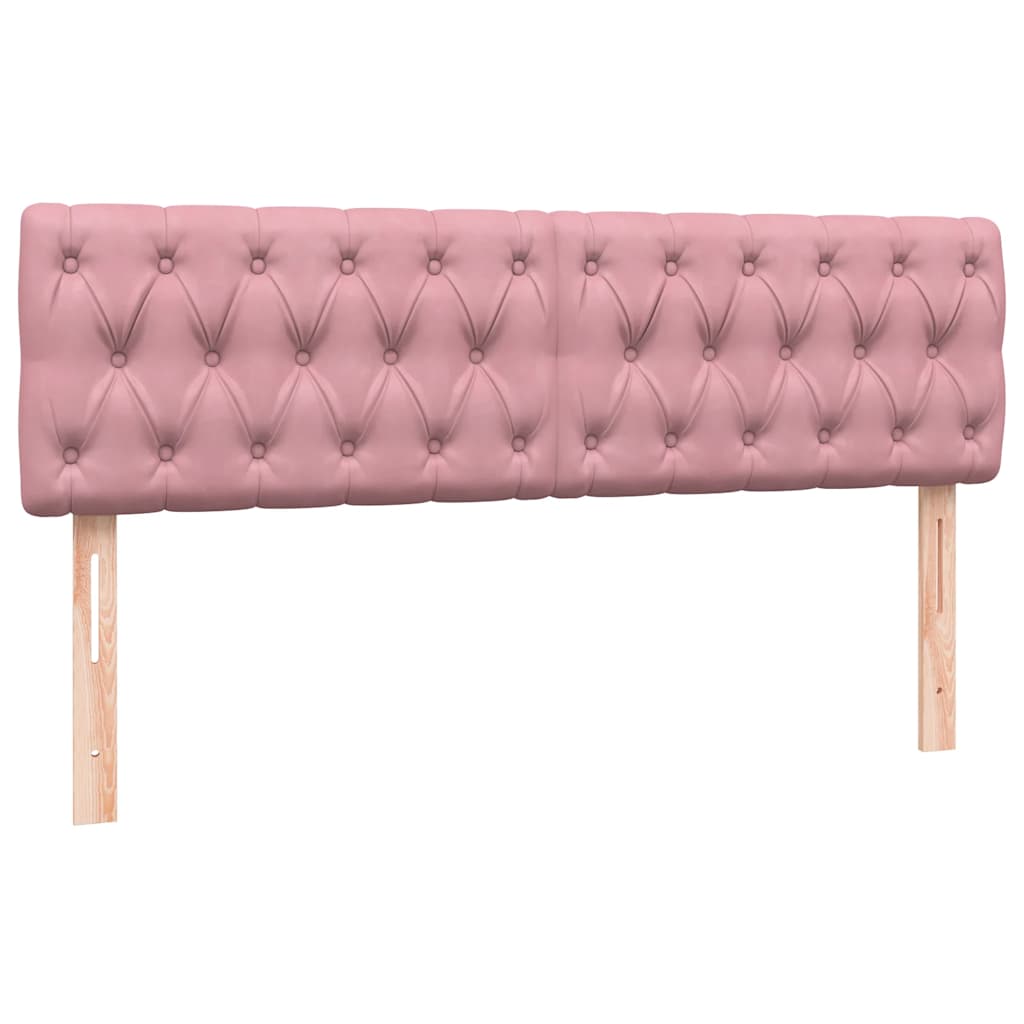 Box Spring krevet s madracem ružičasti 160x220 cm baršun