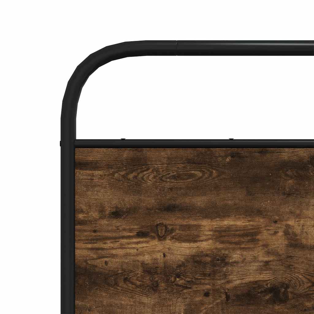 Metalni okvir kreveta bez madraca boja hrasta 140x200 cm