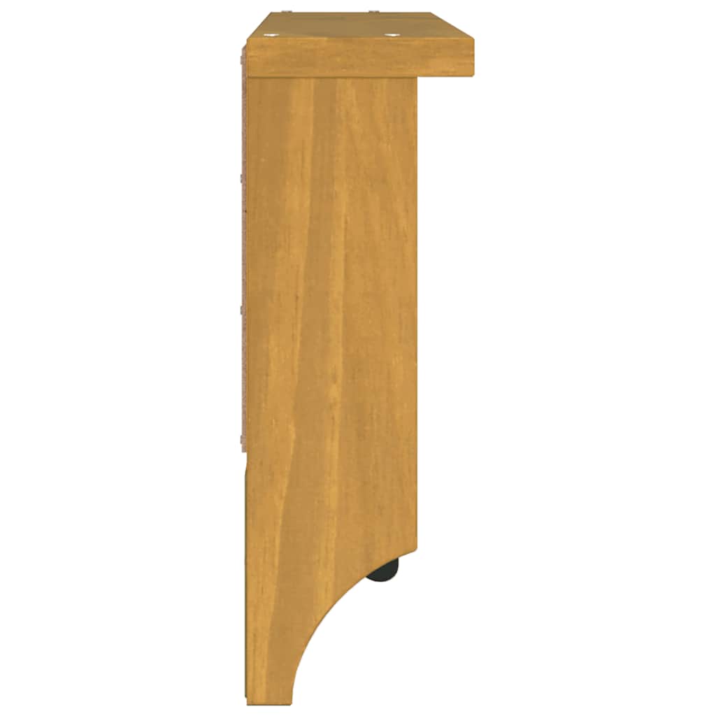 Zidna vješalica za kapute SANDNES 45x12x35 cm puno drvo bor