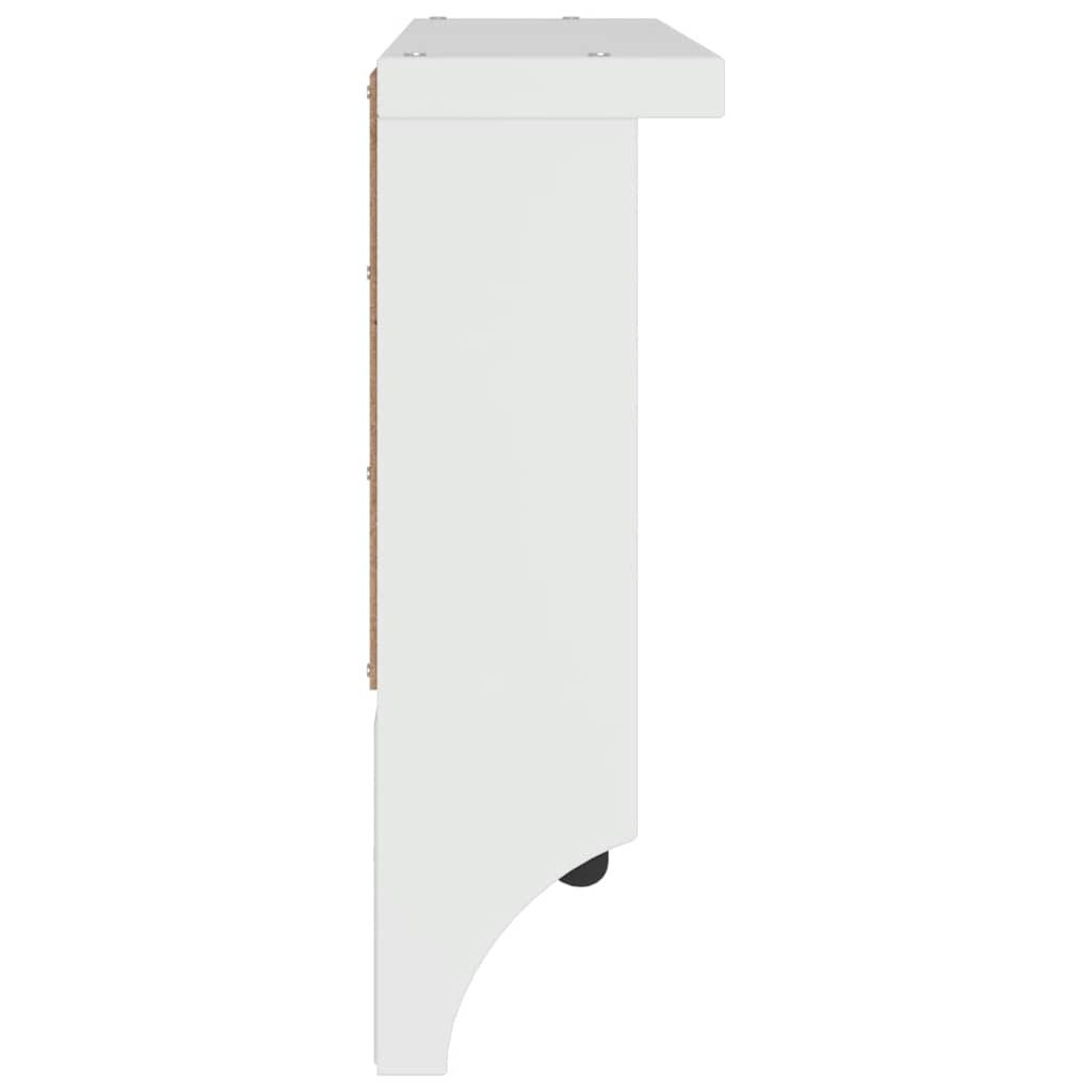 Zidna vješalica za kapute SANDNES 45x12x35 cm puno drvo bor