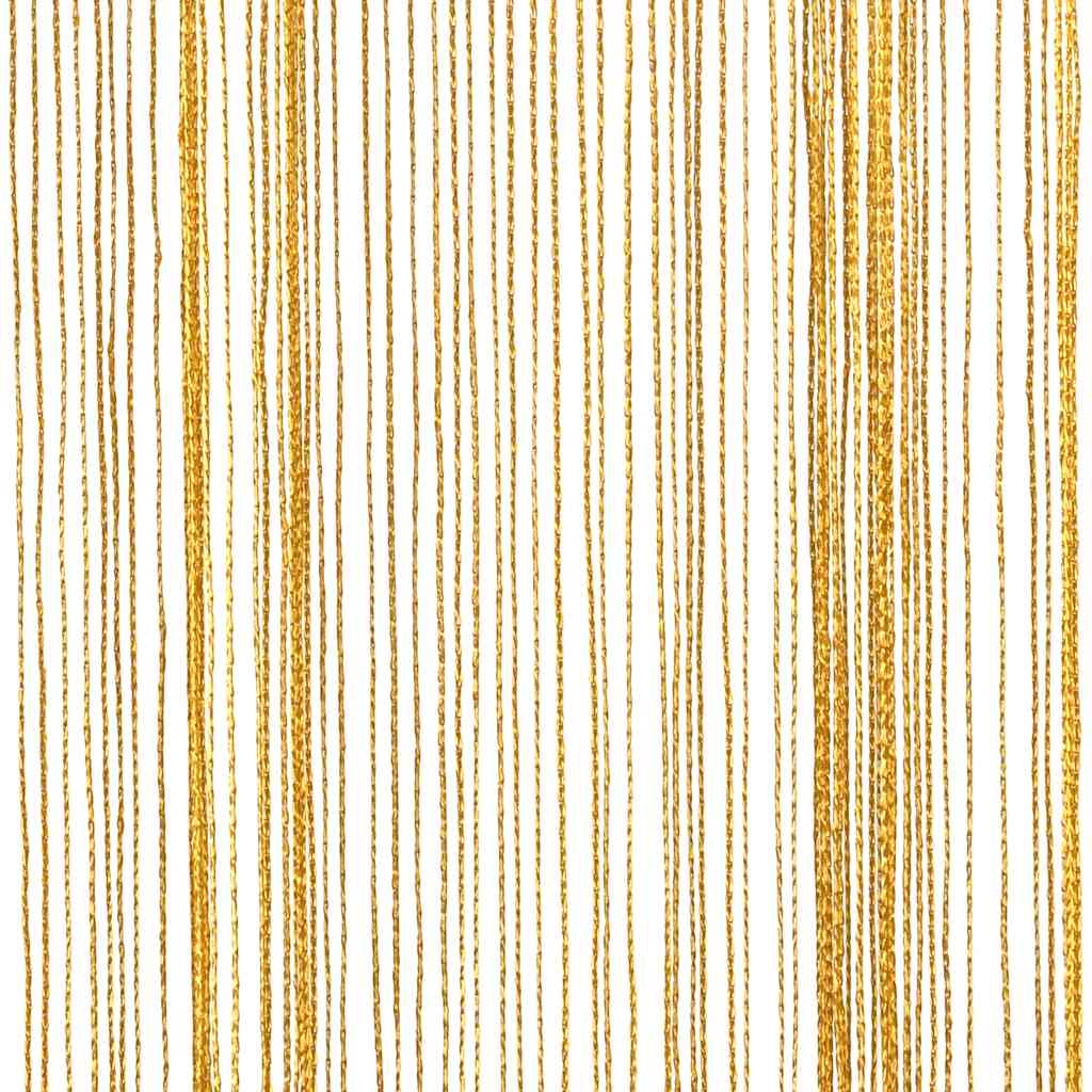 Zavjese od špage 2 kom zlatne 100x250 cm