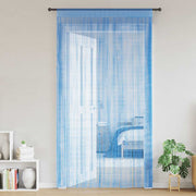 Zavjese od špage 2 kom svijetloplave 100x250 cm