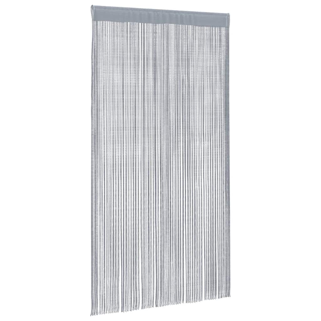 Nižaste zavjese 2 kom svijetlo sive 100x250 cm