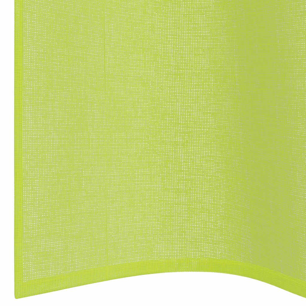 Voile zavjese s ušicama 2 kom jabučno zelena 140x225 cm